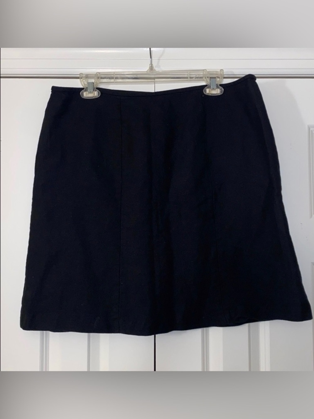 Kasper Black Linen Skirt size 18